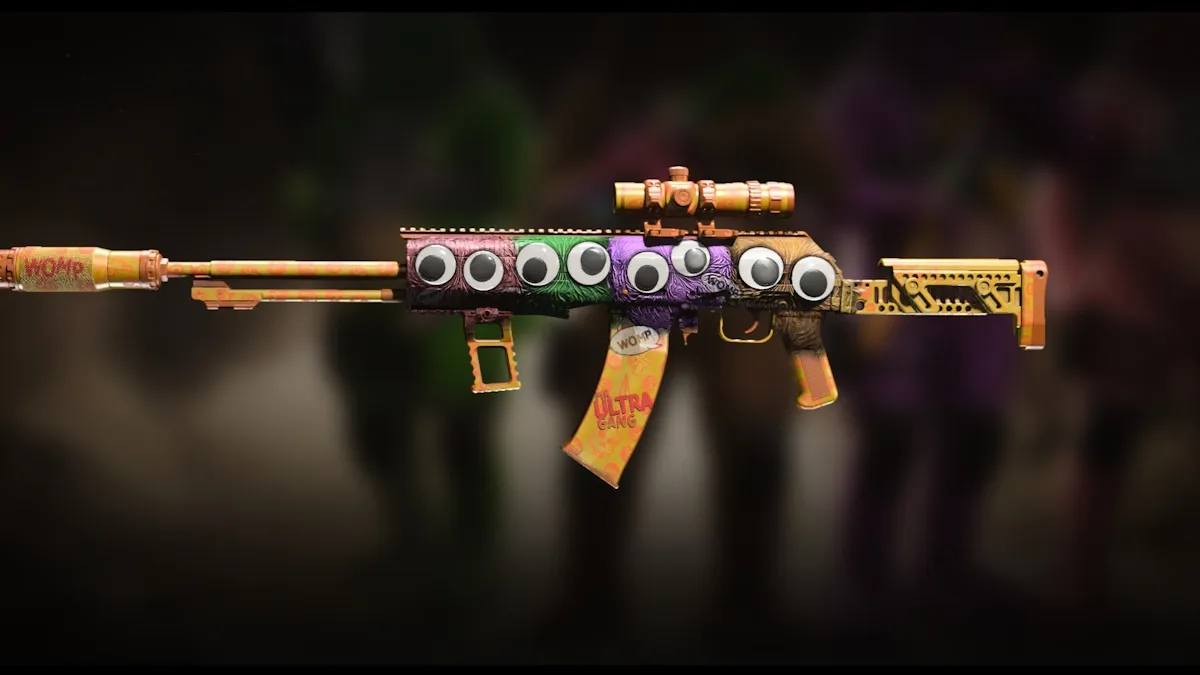 A skin Womper para o SVA 545 em Modern Warfare 3.