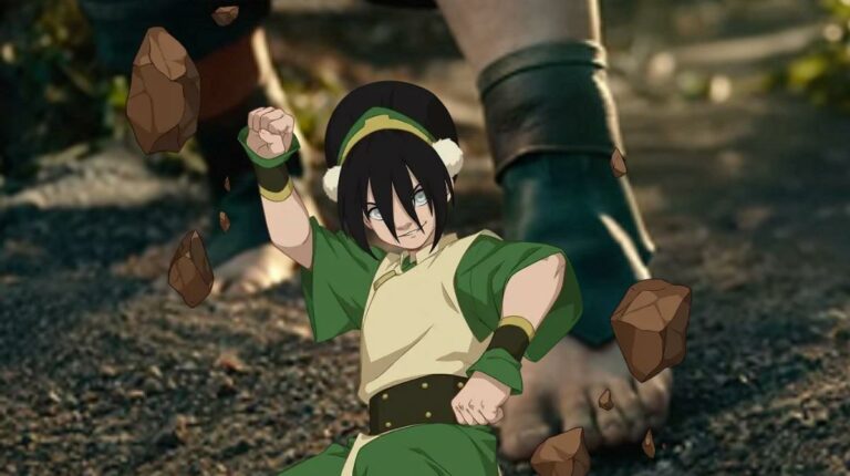 Quem está interpretando Toph Beifong?