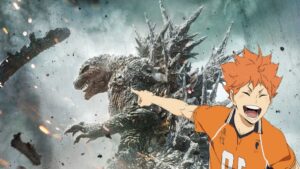 Um Crossover Oficial de Haikyu x Godzilla Foi Lançado