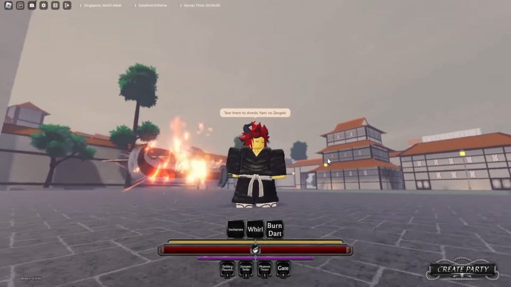 Roblox Paradox Flame Espada Zangeki