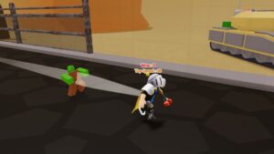 Roblox Zombie Race Running On Track With Zombie Behind