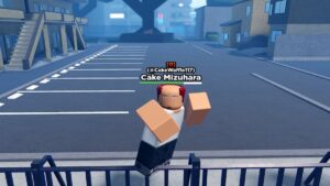 Roblox Revengers Dream Bald Man Red Hair Punching On A Fence