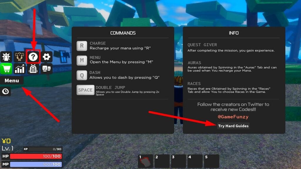 Como resgatar códigos no Grimoires Era Roblox