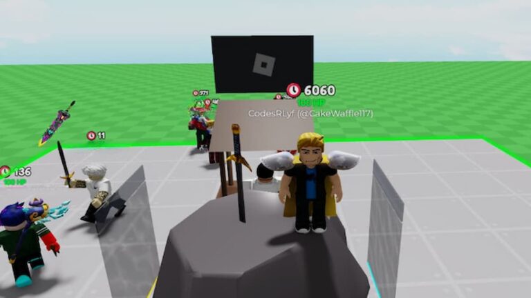 Roblox Ugc Steal Points Standingon Stone Boulder With Sword In It