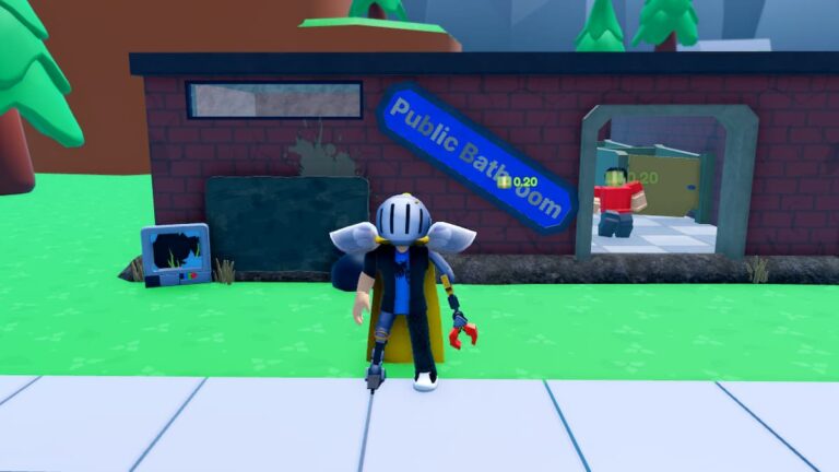 Roblox My Toilet Standing Outside Public Bathroom