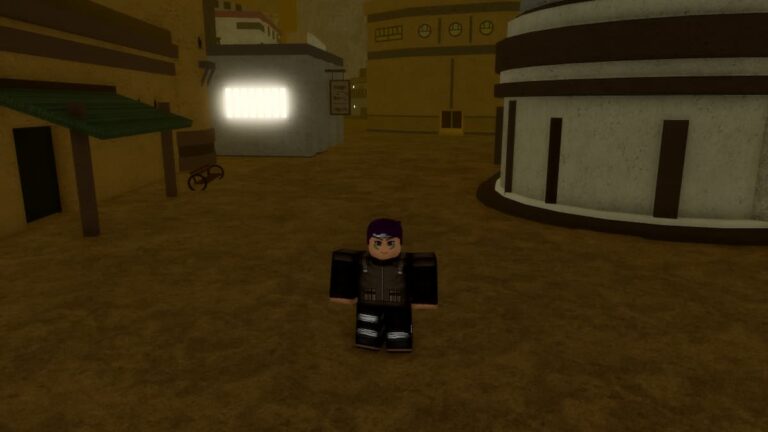 Roblox Wukashi Sand Ninja Wearing Shinobi Clothing In Sand Village