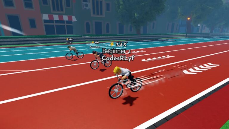 Roblox Bike League Racing On Bike On Red Track