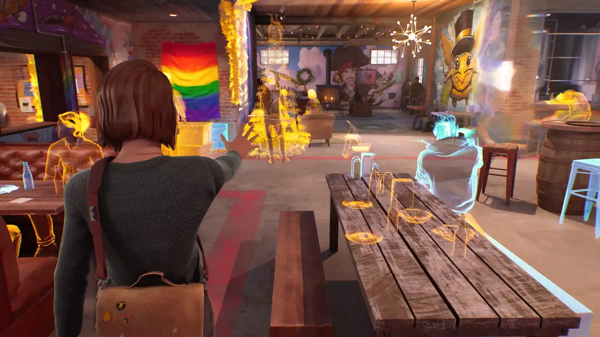 Max usando pulso na tartaruga agarradora em Life Is Strange dupla exposição