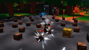 Roblox Rng Odyssey Whacking Wooden Crates With My Sword