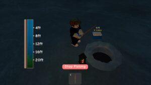 Roblox Ice Fishing Simulator Catching A Fish