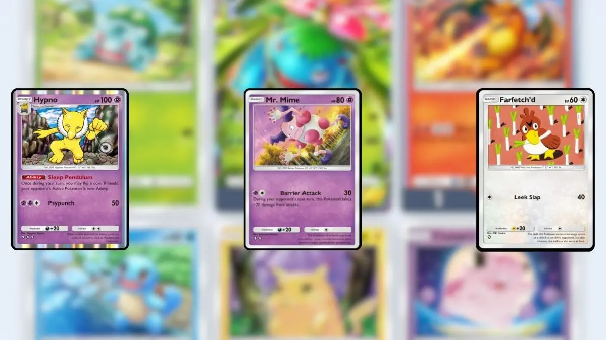 Cartas alternativas para o deck Mewtwo EX no Pokémon TCG Pocket