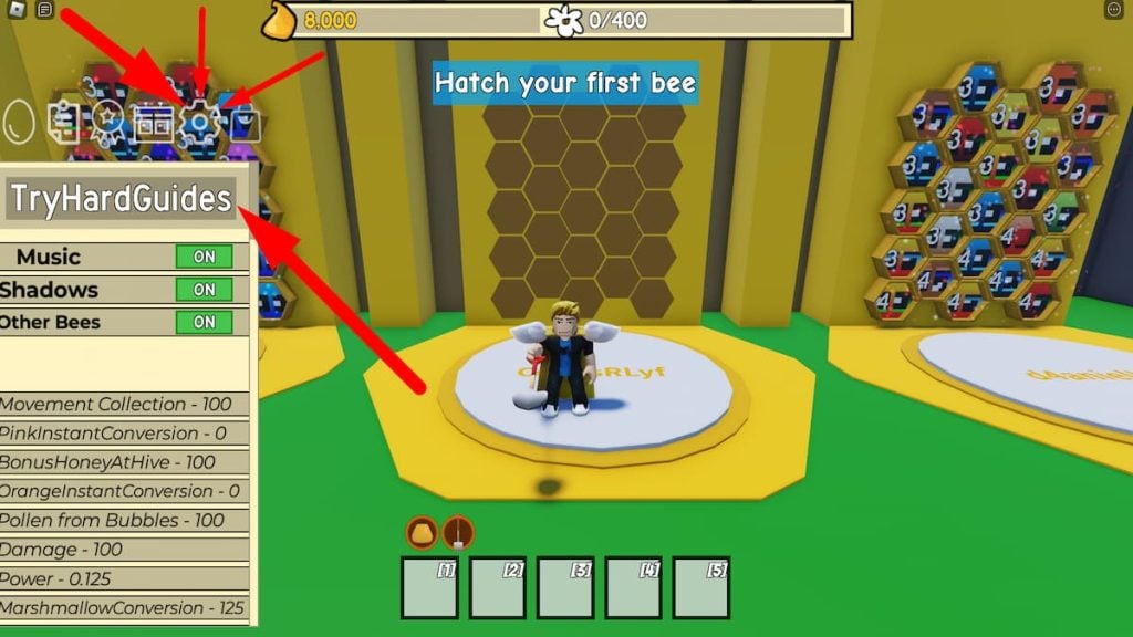 Como resgatar códigos no Bee Hive Kingdom Roblox