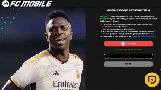 Como resgatar códigos FC Mobile no site da EA 