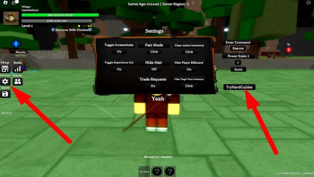 Como resgatar códigos no RE XL Roblox