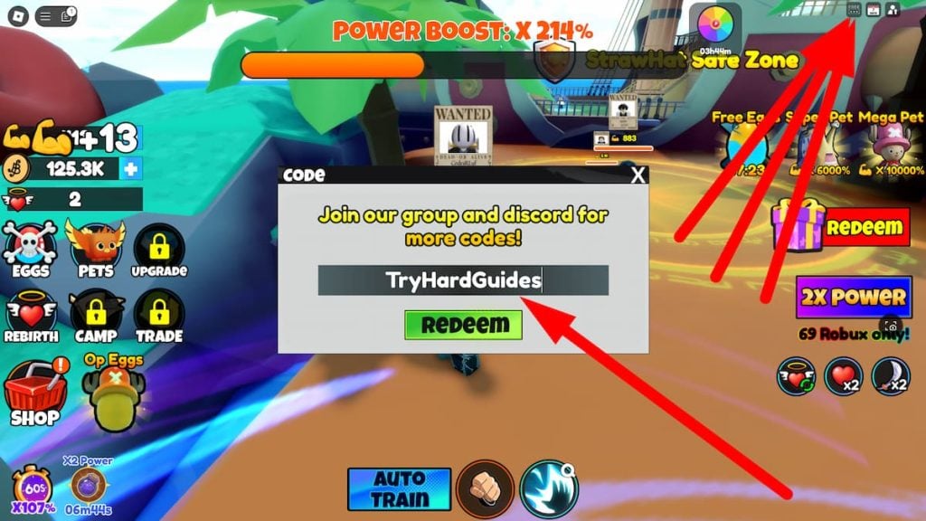 Como resgatar códigos no simulador de pedaço procurado Roblox