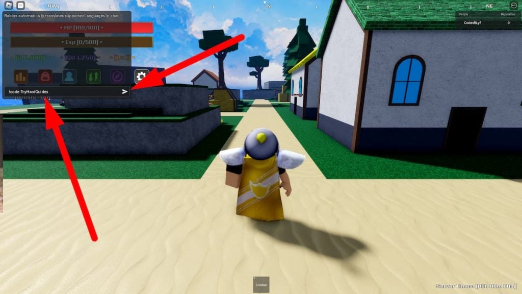 Como resgatar códigos no Verse Piece Roblox