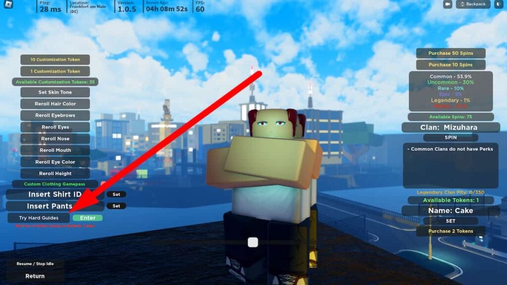 Como resgatar códigos no Revengers Dream Roblox