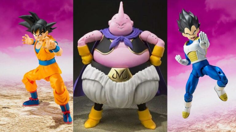 SHFiguarts lança figuras de Dragon Ball Majin Buu, Daima Son Goku e Vegeta