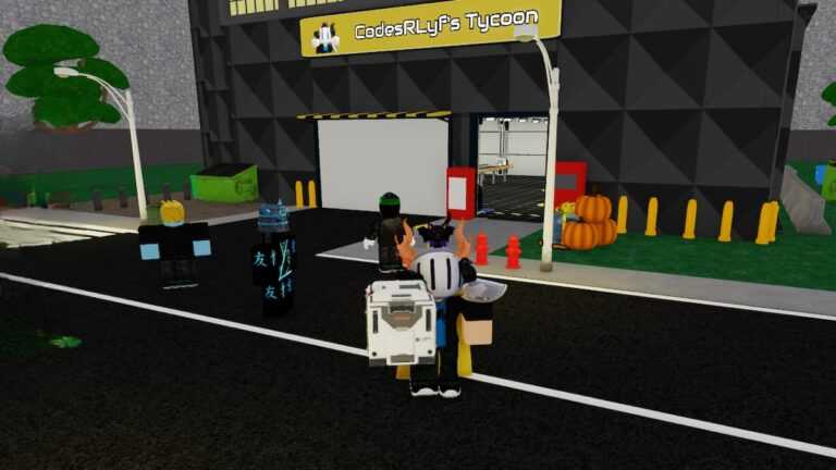 Roblox Make Robots To Take Over The World Tycoon Holding Square Robot In Right Hand On Street