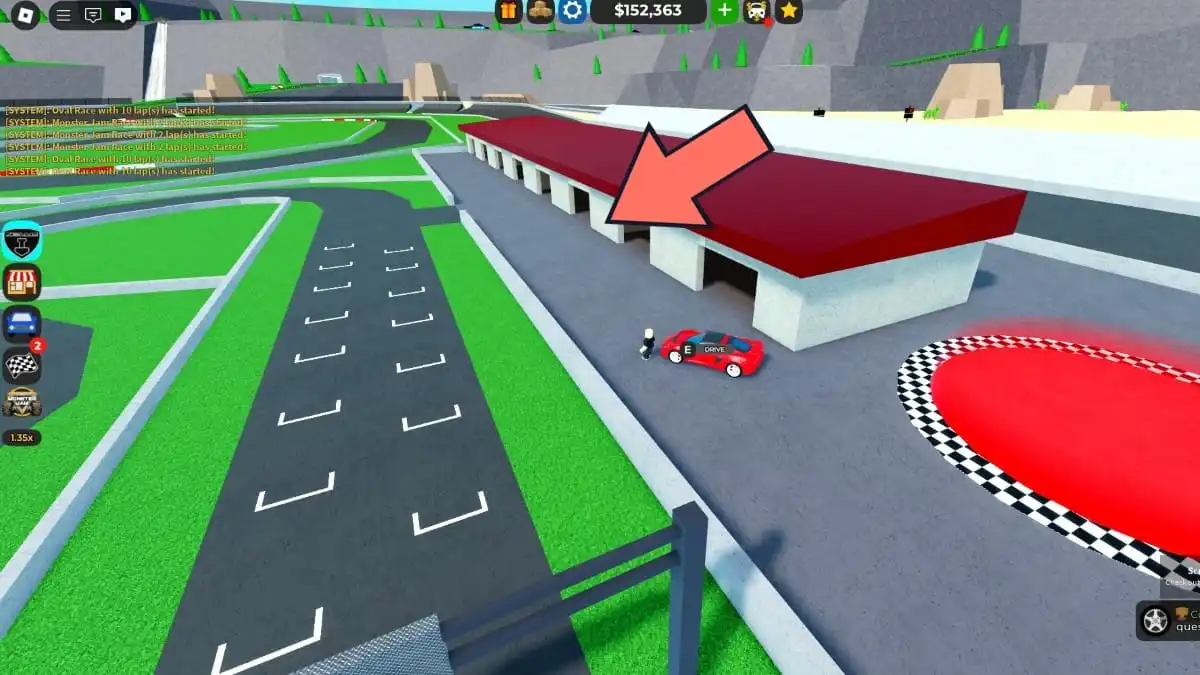 Localização dos discos de freio do Zenvo Car no Car Dealership Tycoon