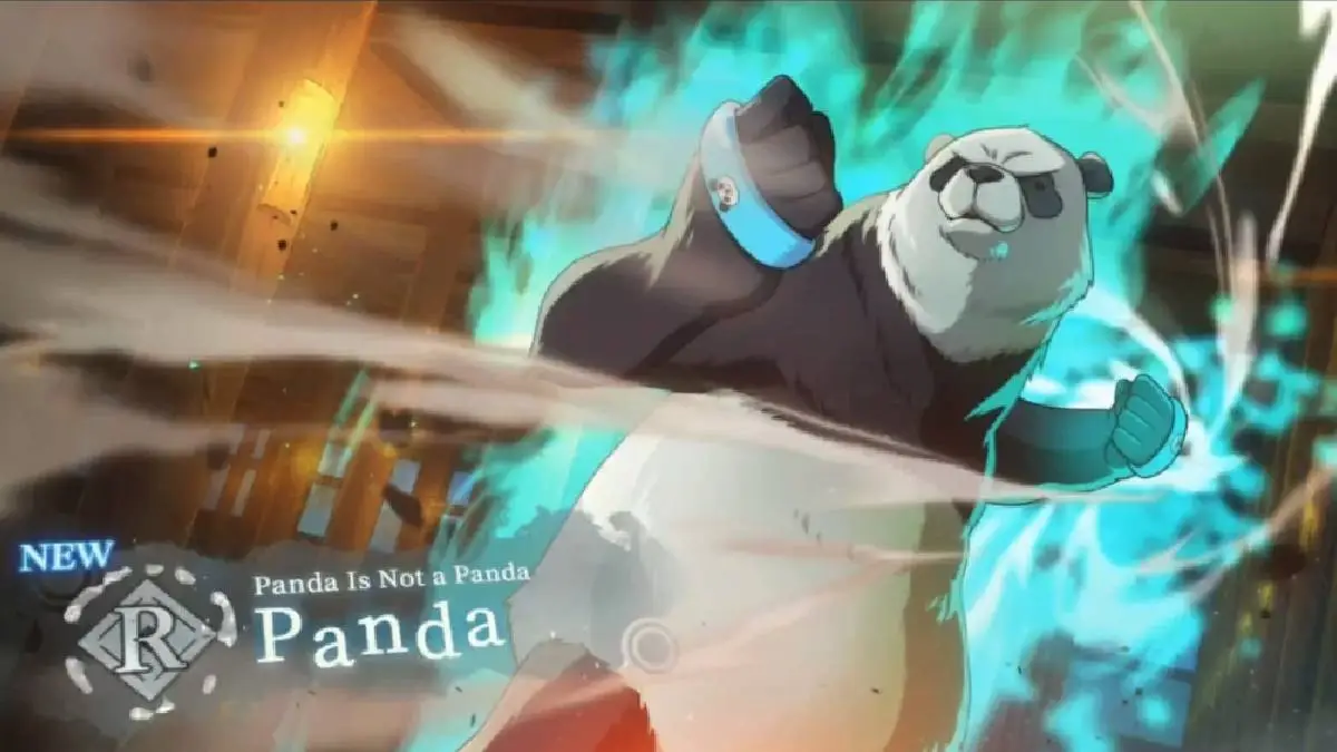 R Panda (Panda não é um Panda) Splash Art em Jujutsu Kaisen Phantom Parade.