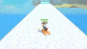 Roblox Sledge Race Simulator Sliding Down White Snowly Hill