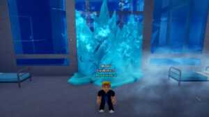 Roblox Anime Quest In A Hospital With Ice Crystals Blocking Entrance