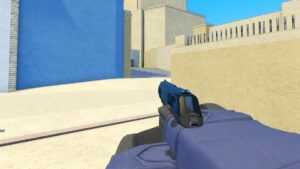 Roblox Counter Blox Source 2 Blue Arm Holding Pistol