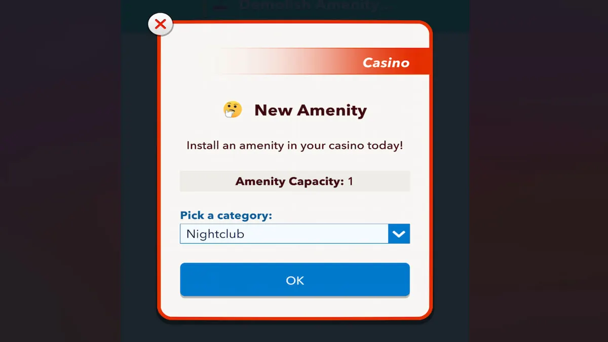 Uma comodidade do BitLife Casino