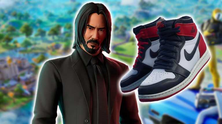 Fortnite Kicks dá Nike Air Jordans à minha pele de John Wick, e você também pode obtê-los