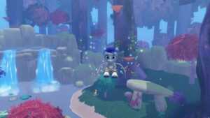 Roblox My Little Pony Bridlewood Rp Flying Shadow Pegasus With Trees And Waterfalls Behind