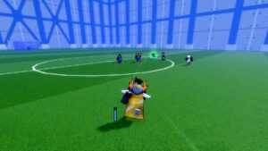 Roblox Blue Lock Rivals Playing Soccer On Pitch With Other Players