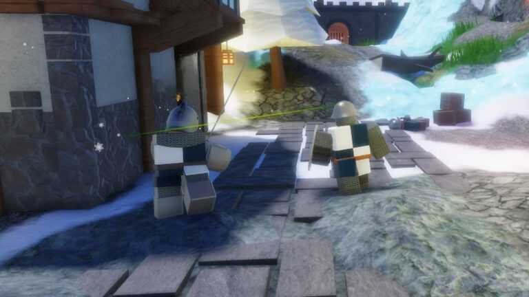 Roblox Call Of Chivalry Two Knights Charging Towards A Keep