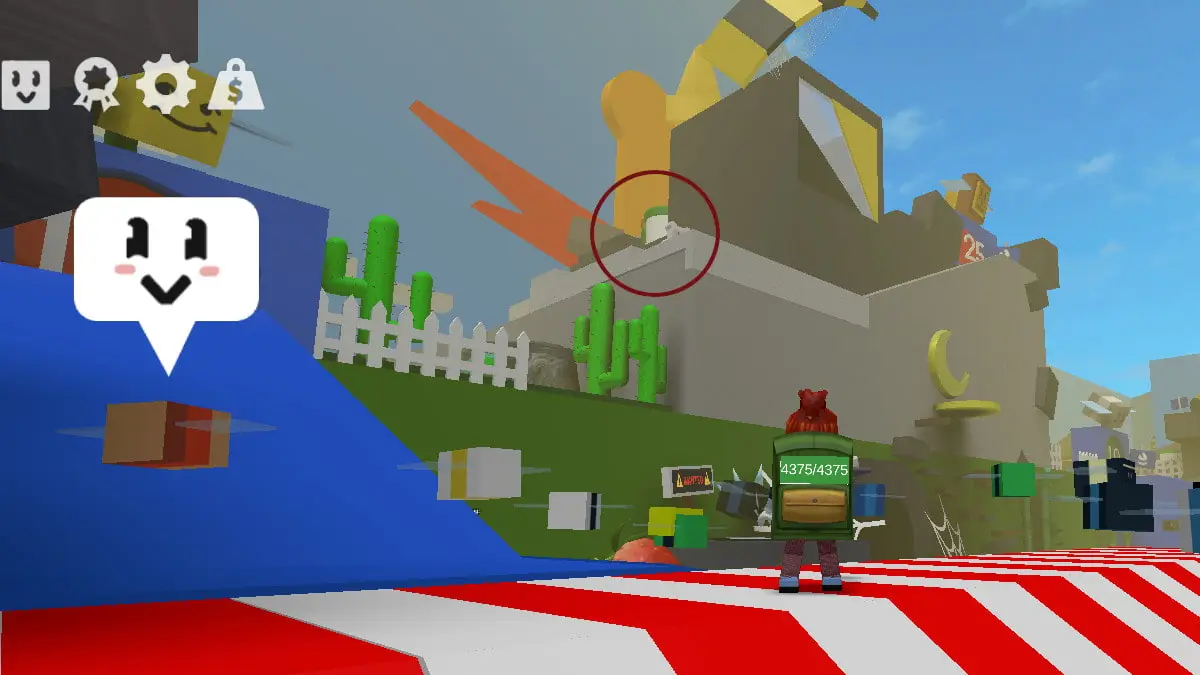 A localização do Blender no Simulador Roblox Bee Swan.