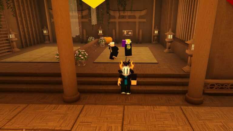 Roblox Karate Standing Watching Two Avatars Fight Using Karate