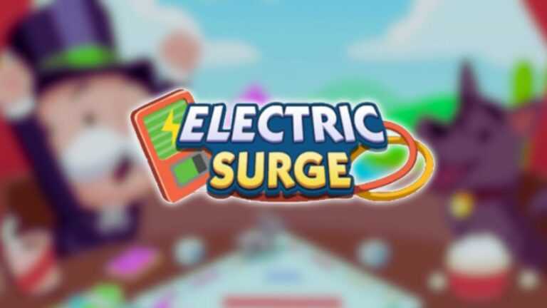 Todas as recompensas do Monopoly Go Electric Surge