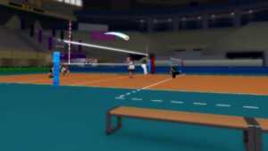 Roblox Spiked Players Playing Volleyball