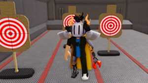 Roblox Gun Store Tycoon Standing Next To Gun Targets