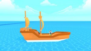 Roblox Big Fish Simulator On A Ship On Ocean