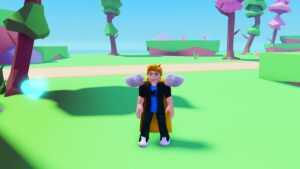 Roblox Collect For Ugc Standing On Grass Next To A Blue Heart