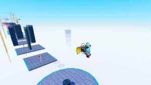 Roblox Skate Legends Pulling Off A Skateboard Stunt In Mid Air