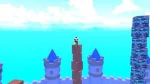 Roblox 1 Block Per Click Standing On A Block Tower