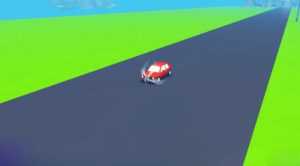 Roblox Car Training Red Car Going Fast Down Road