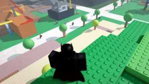 Roblox Batguy Standing On Cliff Watching People Fight