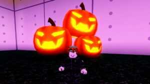 Roblox Meta Lock Roblox Avatar Standing Infront Of Pumpkins