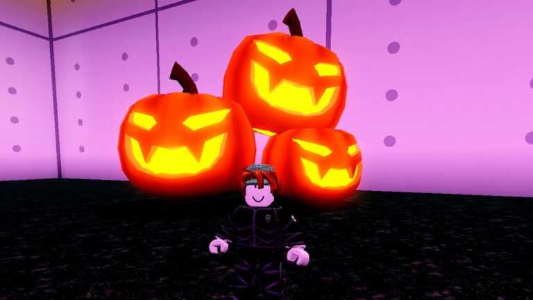 Roblox Meta Lock Roblox Avatar Standing Infront Of Pumpkins