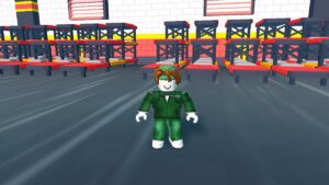 Roblox Squid Game X Standing In Front Of Bunks