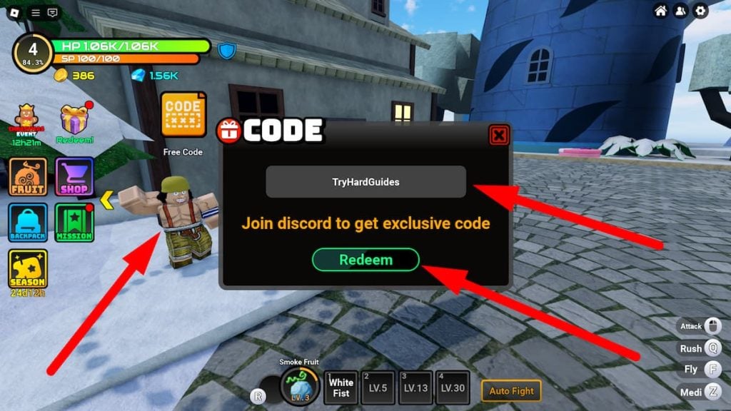 Como resgatar códigos no Fruit Reborn Roblox