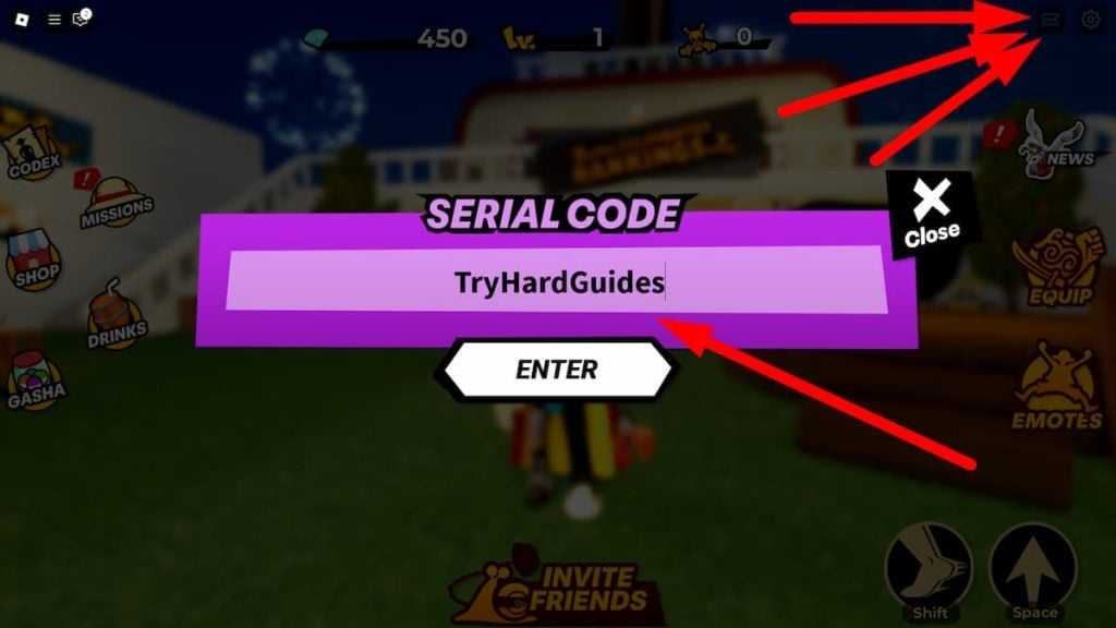 Como resgatar códigos em One Piece Grand Arena Roblox
