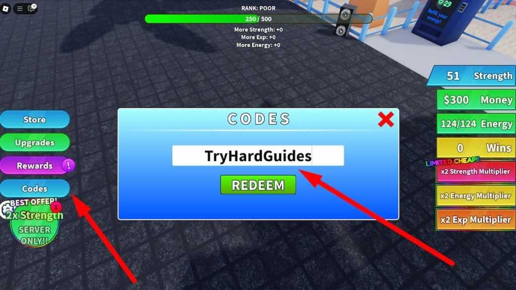 Como resgatar códigos Slap Legends Roblox